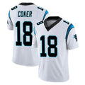 Parkc C.Panthers #18 Jalen Coker Player White Vapor Untouchable Limited Game Stitched Jerseys