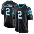 Parkc C.Panthers #2 Mike Jackson Player Black Game Stitched Jerseys