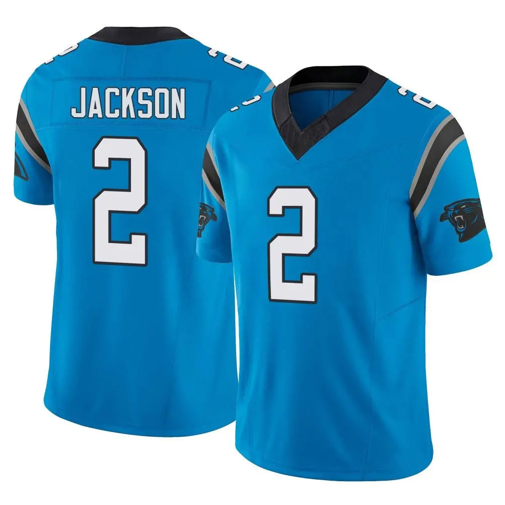 Parkc C.Panthers #2 Mike Jackson Player Blue Vapor F.U.S.E. Limited Home Game Stitched Jerseys
