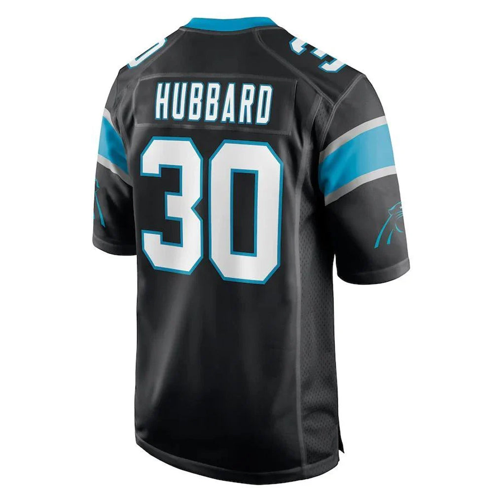 Parkc C.Panthers #30 Chuba Hubbard Player Black Game Stitched Jerseys