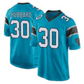 Parkc C.Panthers #30 Chuba Hubbard Player Blue Game Stitched Jerseys