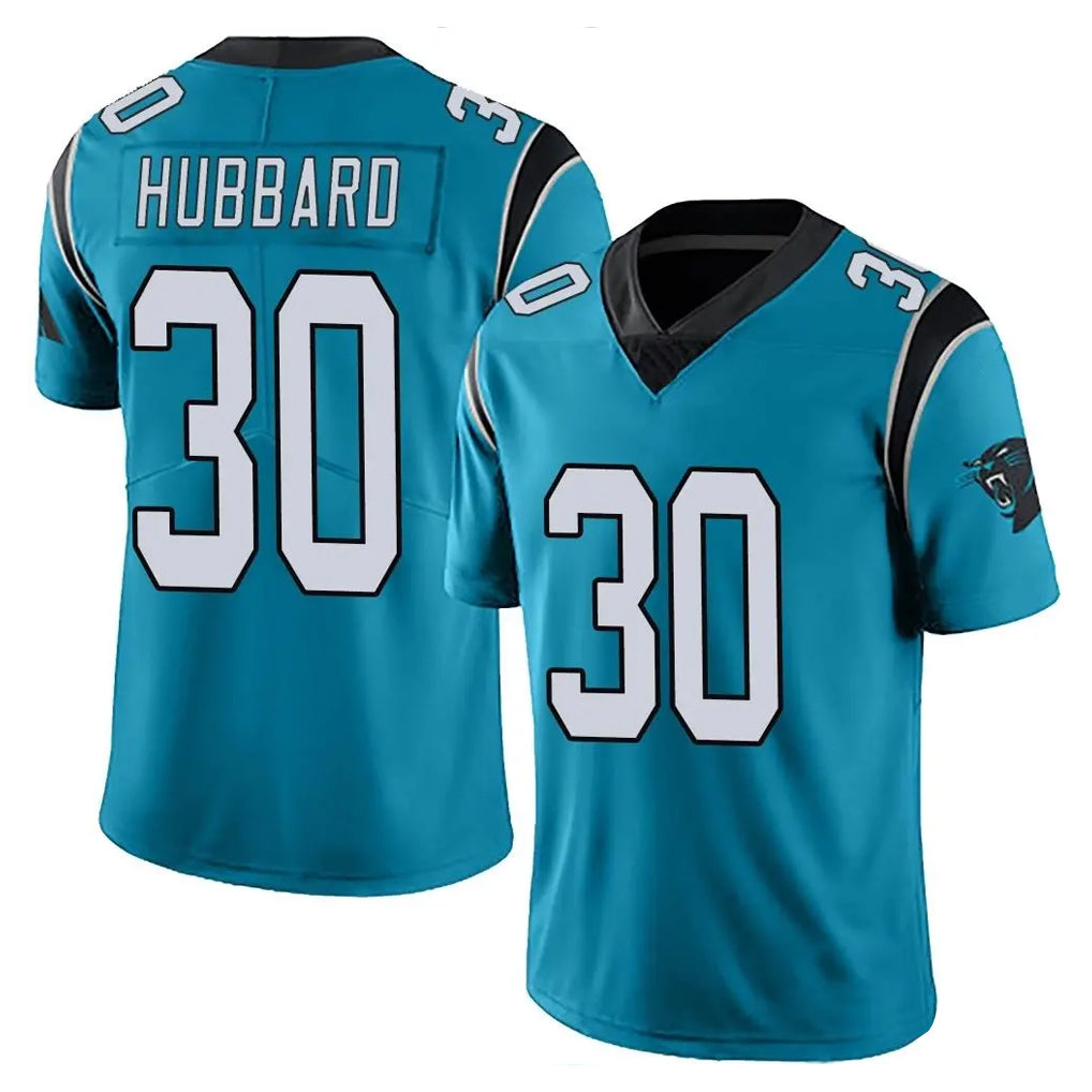 Parkc C.Panthers #30 Chuba Hubbard Player Blue Vapor Untouchable Limited Game Stitched Jerseys