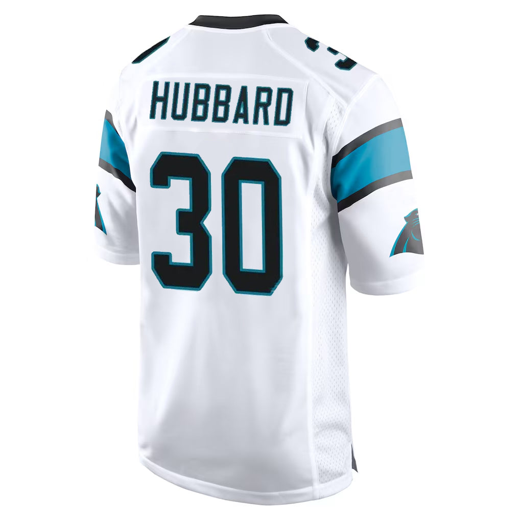 Parkc C.Panthers #30 Chuba Hubbard Player White Game Stitched Jerseys