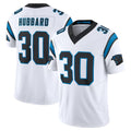 Parkc C.Panthers #30 Chuba Hubbard Player White Vapor F.U.S.E. Limited Home Game Stitched Jerseys