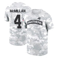 Parkc C.Panthers #4 Tetairoa McMillan Player Arctic Camo Salute to Service T-Shirt Hoodies Stitched Jerseys