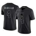 Parkc C.Panthers #4 Tetairoa McMillan Player Black Limited Reflective Game Stitched Jerseys