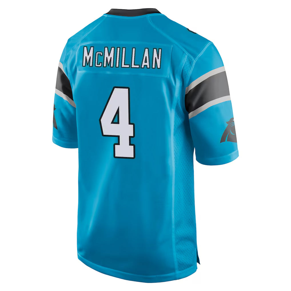 Parkc C.Panthers #4 Tetairoa McMillan Player Blue Game Stitched Jerseys