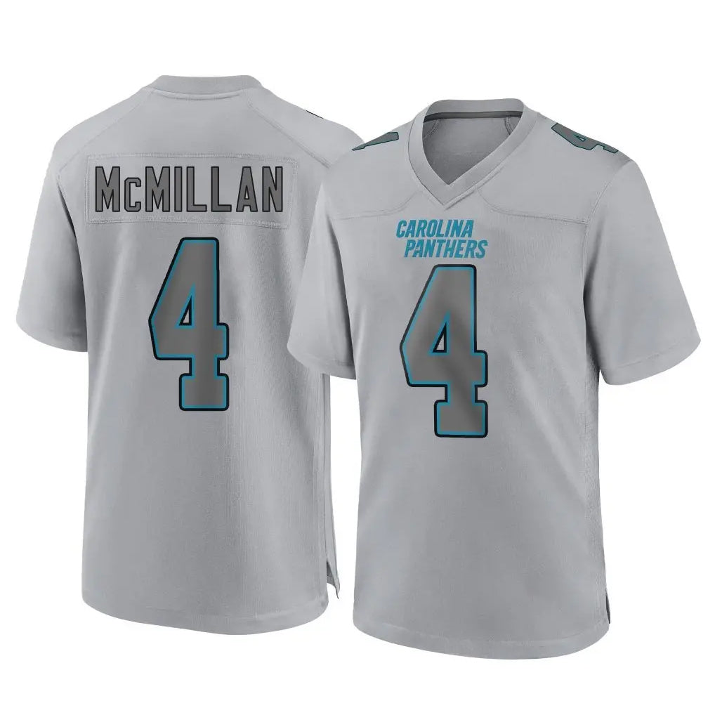 Parkc C.Panthers #4 Tetairoa McMillan Player Gray Atmosphere Fashion Game Stitched Jerseys