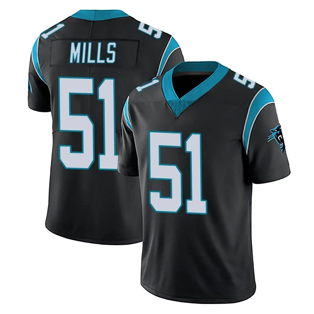 Parkc C.Panthers #51 Sam Mills Player Black Vapor Untouchable Limited Game Stitched Jerseys