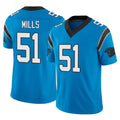 Parkc C.Panthers #51 Sam Mills Player Blue Vapor F.U.S.E. Limited Home Game Stitched Jerseys