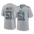 Parkc C.Panthers #51 Sam Mills Player Gray Atmosphere Fashion Game Stitched Jerseys