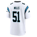 Parkc C.Panthers #51 Sam Mills Player White Home Game Stitched Jerseys