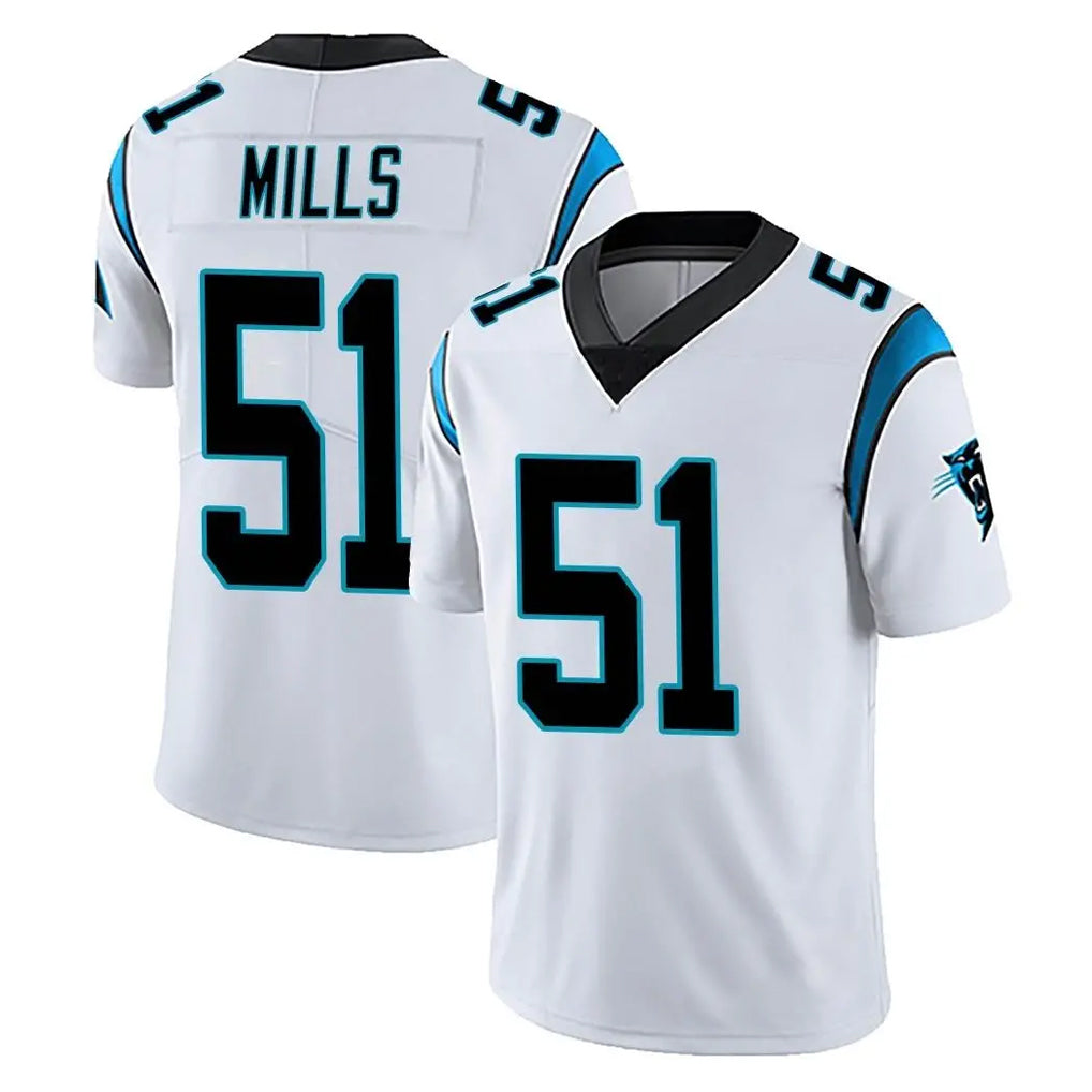 Parkc C.Panthers #51 Sam Mills Player White Vapor Untouchable Limited Game Stitched Jerseys