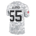 Parkc C.Panthers #55 Devin Lloyd Player Arctic Camo Salute to Service Limited Game Stitched Jerseys