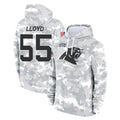 Parkc C.Panthers #55 Devin Lloyd Player Arctic Camo Salute to Service Pullover Hoodies Limited Game Stitched Jerseys