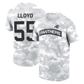 Parkc C.Panthers #55 Devin Lloyd Player Arctic Camo Salute to Service T-Shirt Hoodies Stitched Jerseys