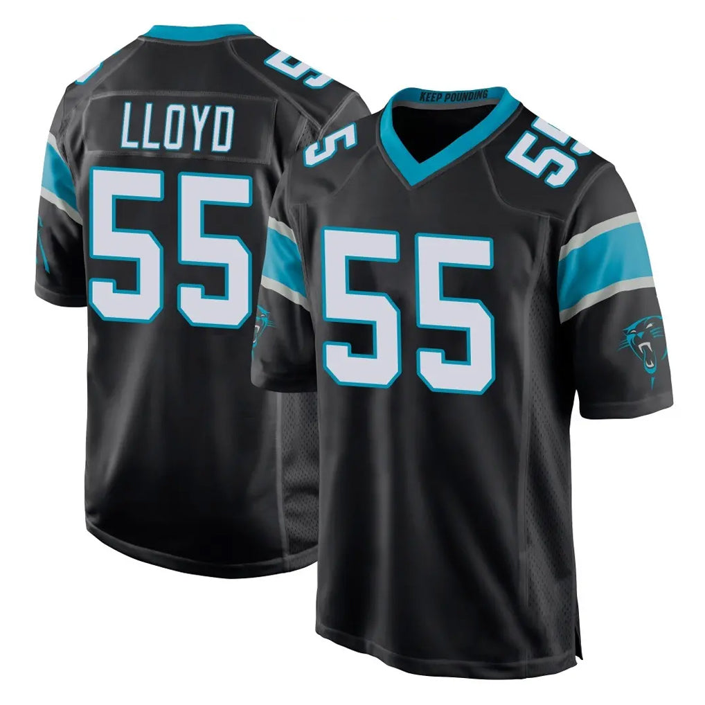 Parkc C.Panthers #55 Devin Lloyd Player Black Game Stitched Jerseys