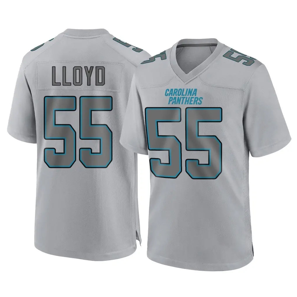 Parkc C.Panthers #55 Devin Lloyd Player Gray Atmosphere Fashion Game Stitched Jerseys