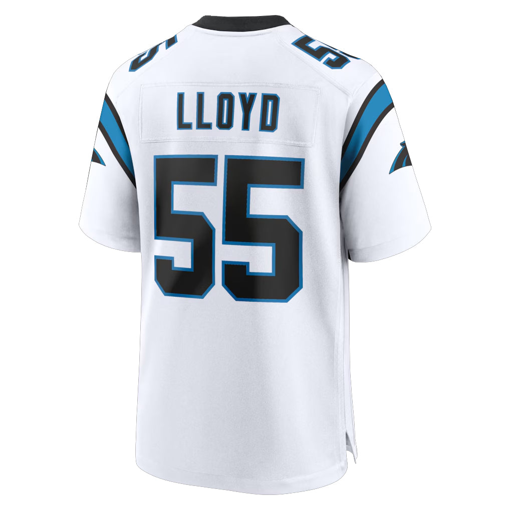 Parkc C.Panthers #55 Devin Lloyd Player White Home Game Stitched Jerseys