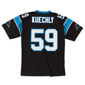 Parkc C.Panthers #59 Luke Kuechly Mitchell & Ness Black 2013 Legacy Throwback Replica Jersey