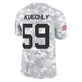 Parkc C.Panthers #59 Luke Kuechly Player Arctic Camo Salute to Service Limited Game Stitched Jerseys