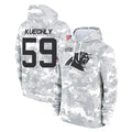 Parkc C.Panthers #59 Luke Kuechly Player Arctic Camo Salute to Service Pullover Hoodies Limited Game Stitched Jerseys