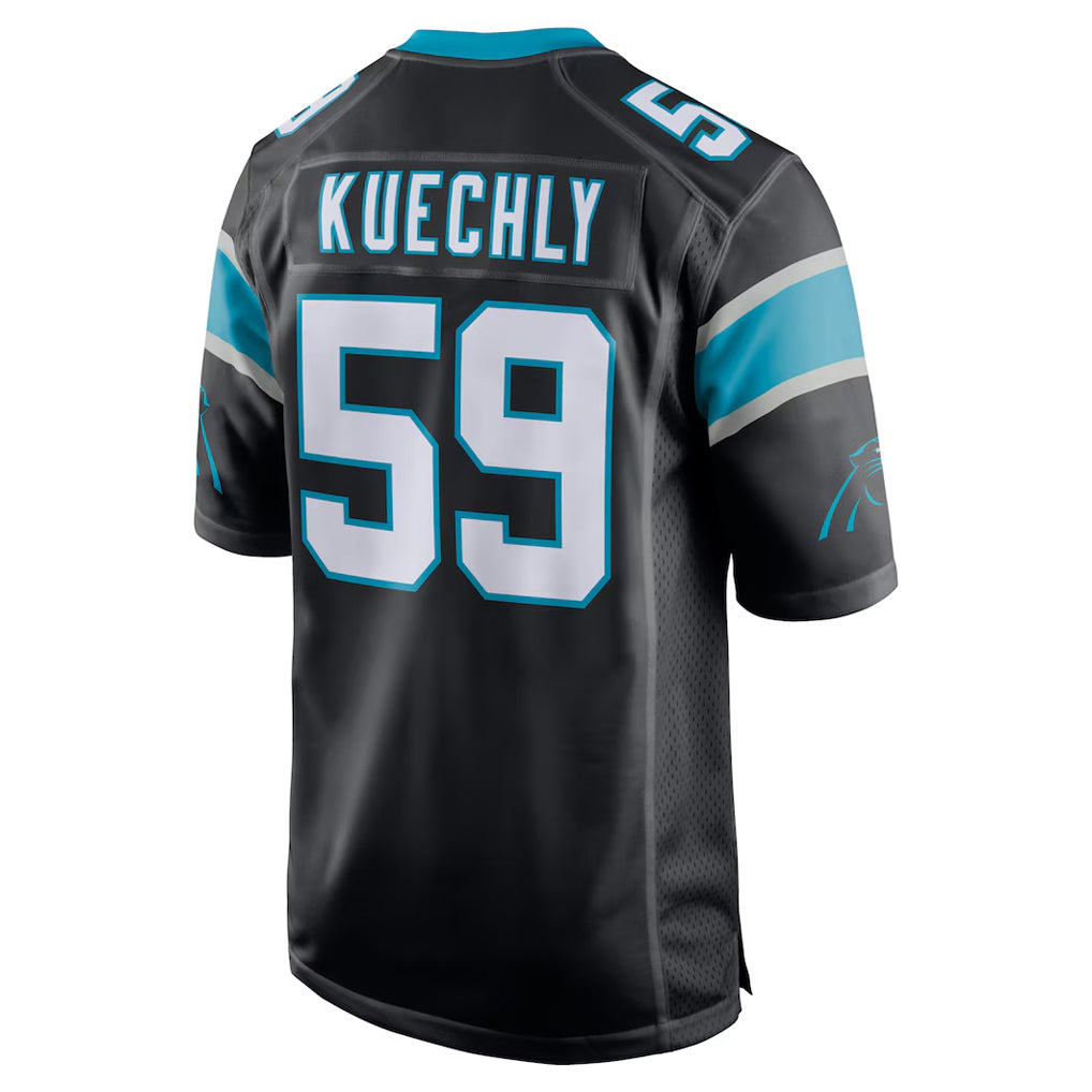 Parkc C.Panthers #59 Luke Kuechly Player Black Game Stitched Jerseys
