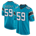 Parkc C.Panthers #59 Luke Kuechly Player Blue Game Stitched Jerseys