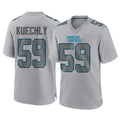 Parkc C.Panthers #59 Luke Kuechly Player Gray Atmosphere Fashion Game Stitched Jerseys