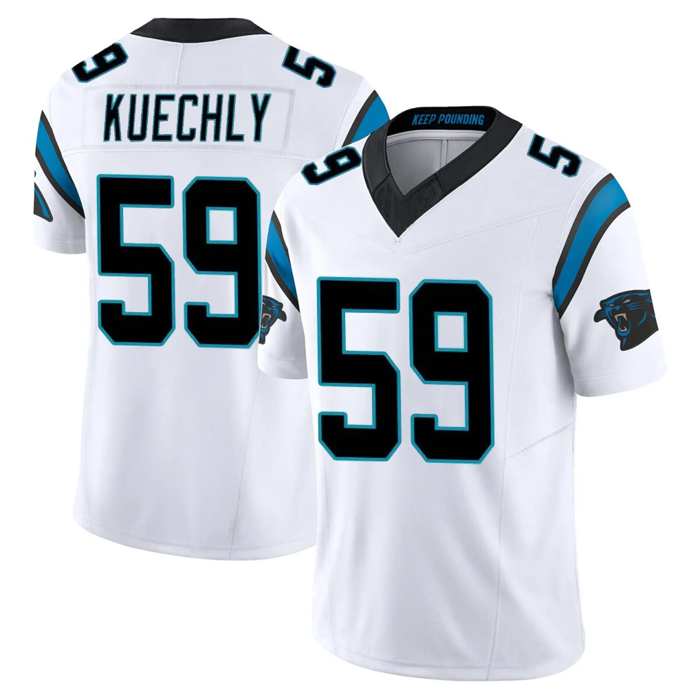 Parkc C.Panthers #59 Luke Kuechly Player White Vapor F.U.S.E. Limited Home Game Stitched Jerseys