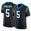 Parkc C.Panthers #5 Jaelan Phillips Player Black Vapor F.U.S.E. Limited Home Game Stitched Jerseys