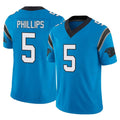 Parkc C.Panthers #5 Jaelan Phillips Player Blue Vapor F.U.S.E. Limited Home Game Stitched Jerseys