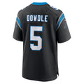 Parkc C.Panthers #5 Rico Dowdle Player Black Home Game Stitched Jerseys