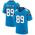 Parkc C.Panthers #89 Steve Smith Sr Player Blue Home Game Stitched Jerseys