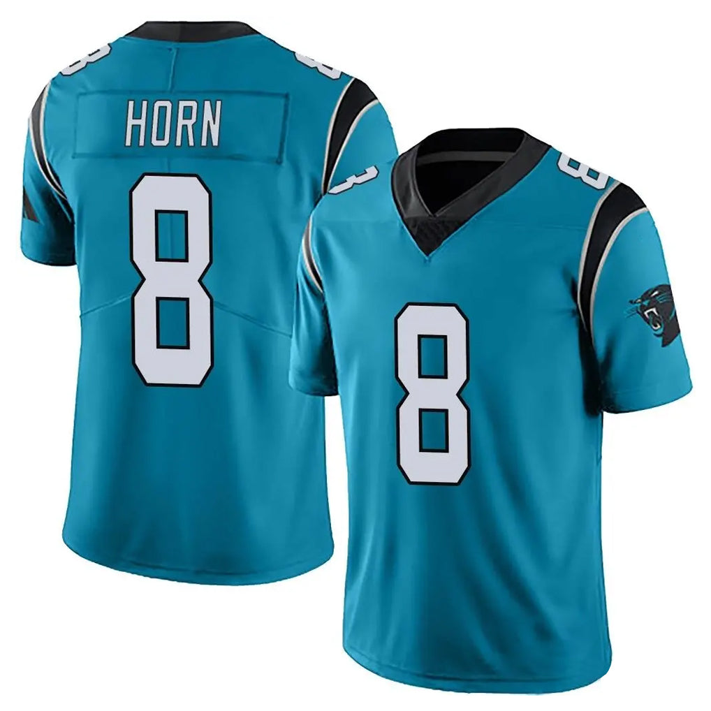 Parkc C.Panthers #8 Jaycee Horn Player Blue Vapor Untouchable Limited Game Stitched Jerseys