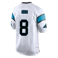 Parkc C.Panthers #8 Jaycee Horn Player White Game Stitched Jerseys