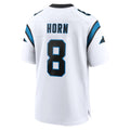 Parkc C.Panthers #8 Jaycee Horn Player White Home Game Stitched Jerseys