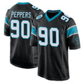 Parkc C.Panthers #90 Julius Peppers Player Black Game Stitched Jerseys
