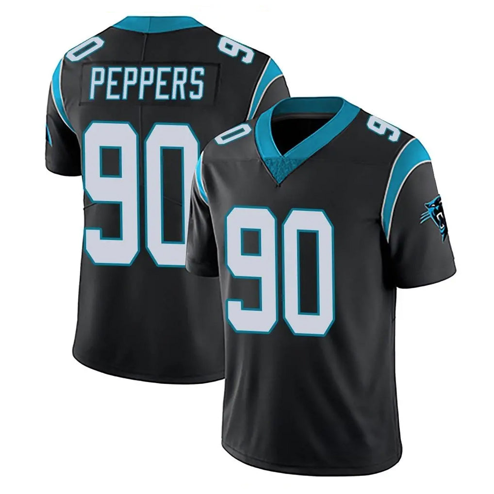 Parkc C.Panthers #90 Julius Peppers Player Black Vapor Untouchable Limited Game Stitched Jerseys