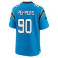 Parkc C.Panthers #90 Julius Peppers Player Blue Home Game Stitched Jerseys