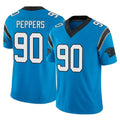 Parkc C.Panthers #90 Julius Peppers Player Blue Vapor F.U.S.E. Limited Home Game Stitched Jerseys