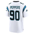 Parkc C.Panthers #90 Julius Peppers Player White Home Game Stitched Jerseys