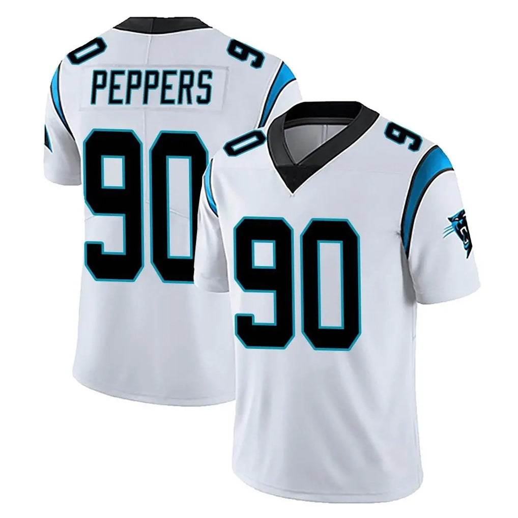 Parkc C.Panthers #90 Julius Peppers Player White Vapor Untouchable Limited Game Stitched Jerseys