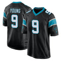 Parkc C.Panthers #9 Bryce Young Player Black Game Stitched Jerseys