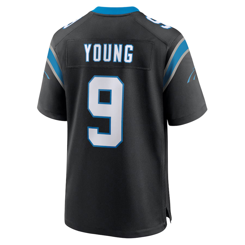 Parkc C.Panthers #9 Bryce Young Player Black Home Game Stitched Jerseys