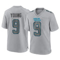 Parkc C.Panthers #9 Bryce Young Player Gray Atmosphere Fashion Game Stitched Jerseys