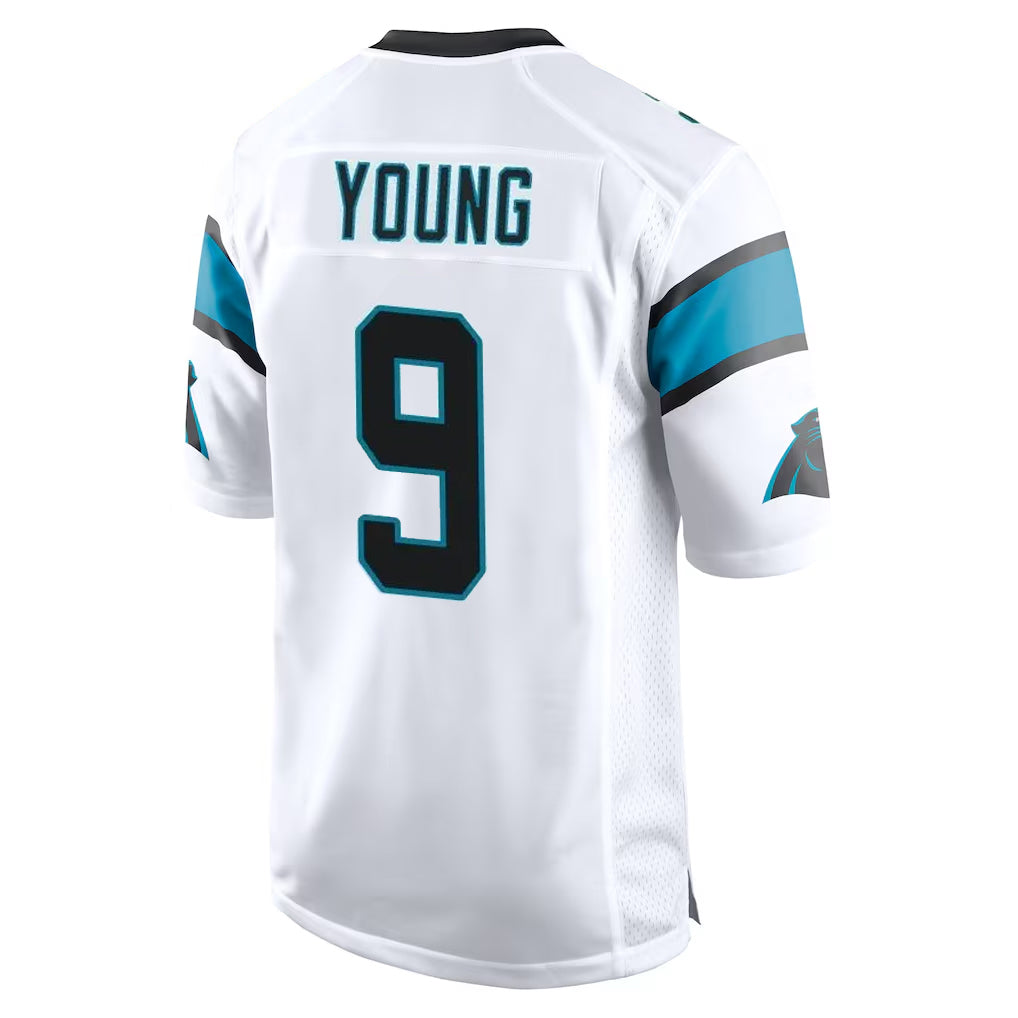 Parkc C.Panthers #9 Bryce Young Player White Game Stitched Jerseys