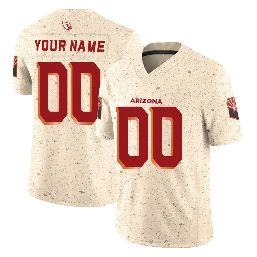 Parkc Custom A.Cardinals Cream Rivalries Collection Limited Eliet Home Game Stitched Jerseys