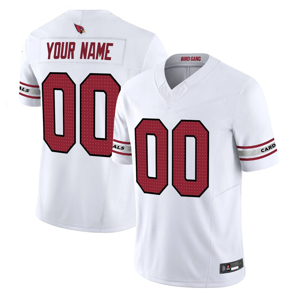 Parkc Custom A.Cardinals White Vapor F.U.S.E. Limited Home Game Stitched Jerseys