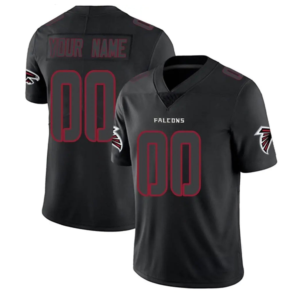 Parkc Custom A.Falcons Black Limited Elite Home Game Any Name & Numbers Stitched Jerseys